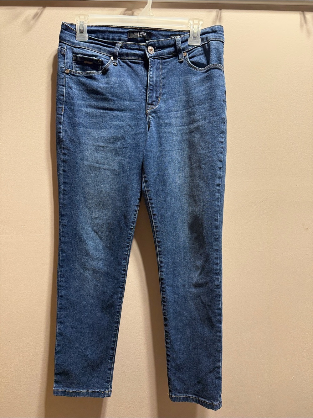 Nine West Ankle Jeans in Mid Blue